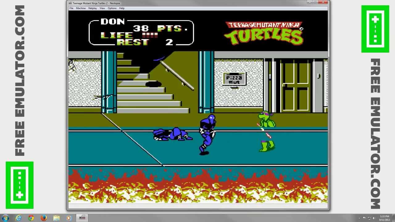 teenage mutant ninja turtles emulator